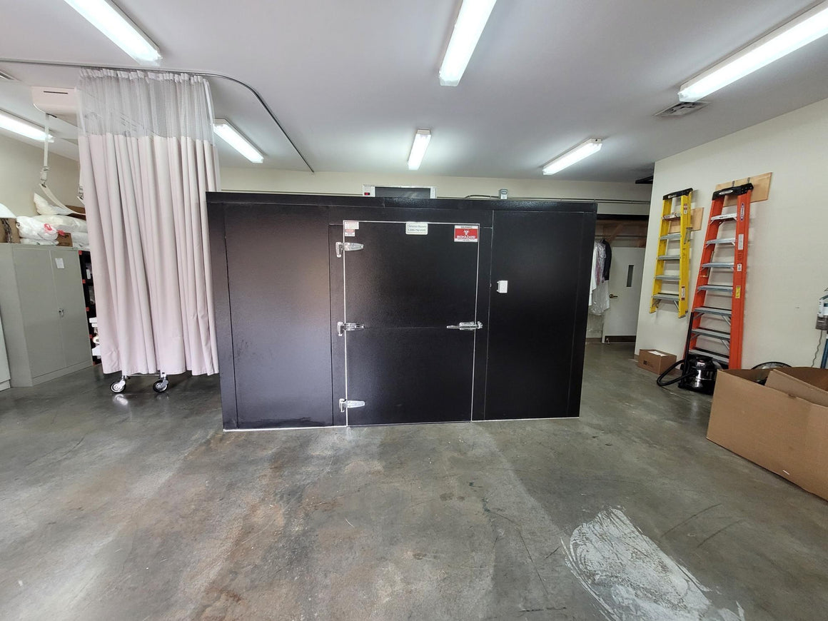 Affordable Mortuary Cooler: 10x10 Walk-In, American-Made