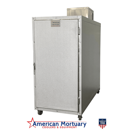 4 Body Upright Mortuary Cooler 4BX | American Made Storage