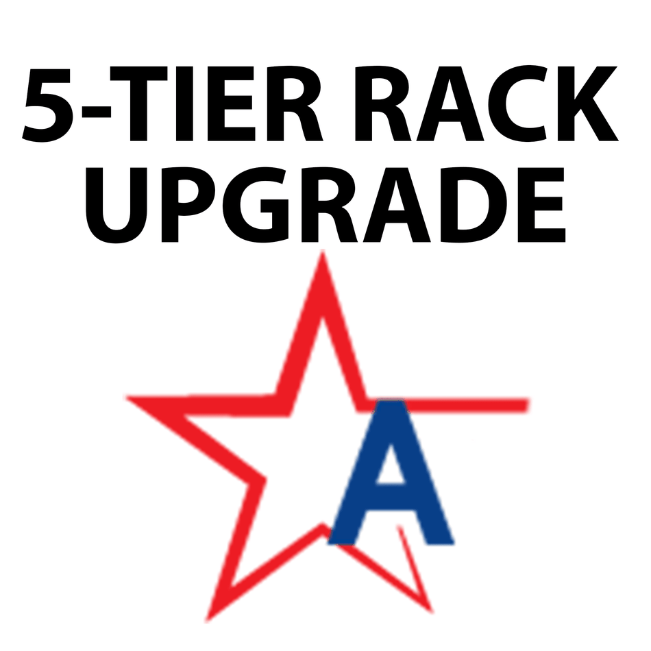 Upgrade Racks 5-Tier Side-Load Rolling Rack