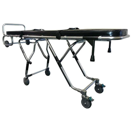 Budget-friendly mortuary stretcher, 550lb first call cot, reinforced legs cadaver trolley, heat-sealed mattress medical stretcher, funeral service supplies.